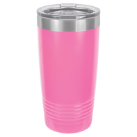 Pink 20 oz Tumbler with Lid