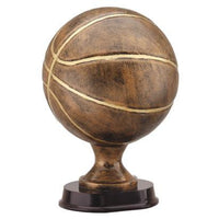 Bronze Basketball with Brushed Gold Trim