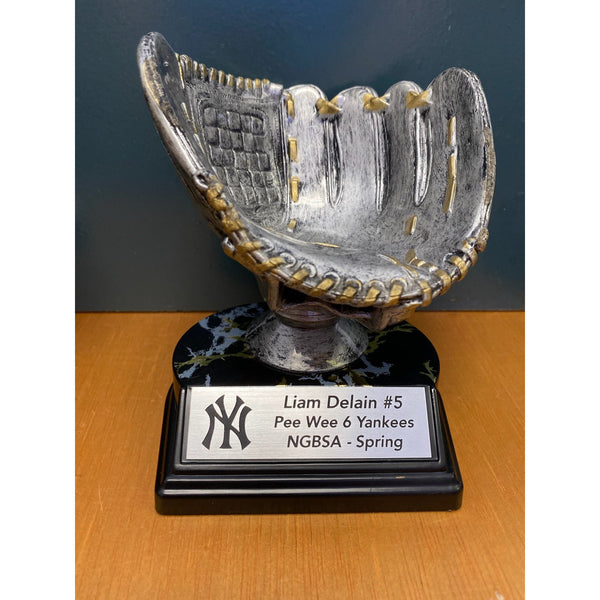 Gold Glove Softball Holder Trophy