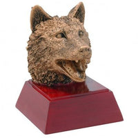Wolf Resin Trophy