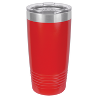 Red 20 oz Tumbler with Lid