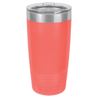 Coral 20 oz Tumbler with Lid
