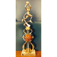 Basketball Layup Shot Trophy