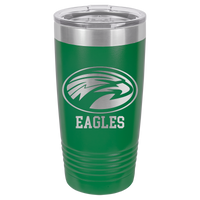 Green 20 oz Tumbler with Lid