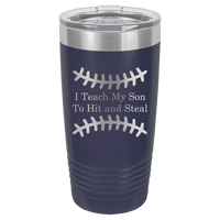 Navy Blue 20 oz Tumbler with Lid