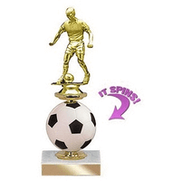 Spinning Soccer Trophy